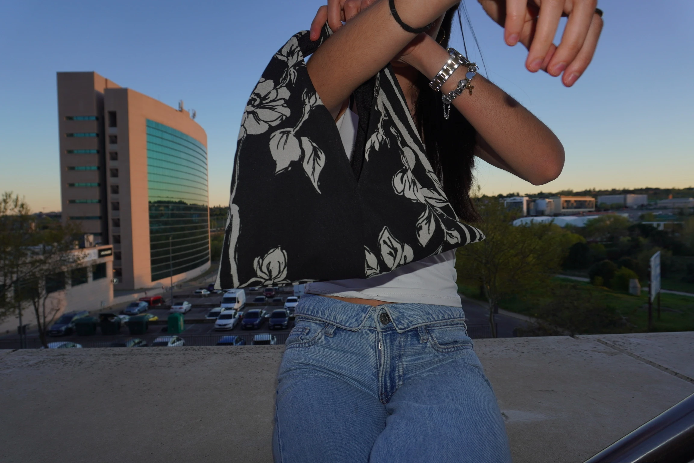[Imagen Estilo Bolso Flores]